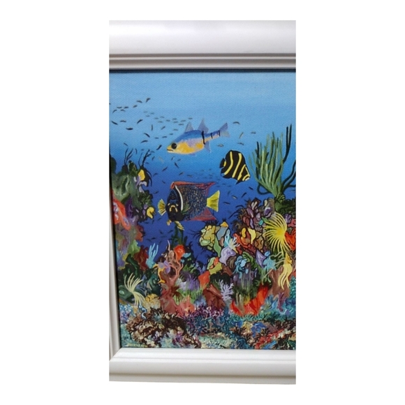 Underwater Reef Painting by Don Russell Bahamas Scenery Painter - Picture 3 of 7